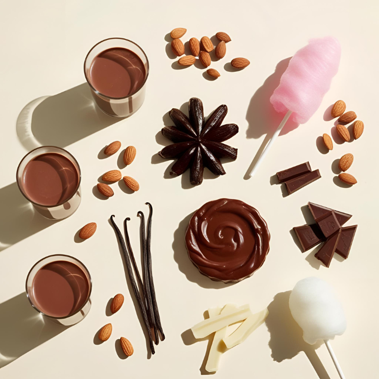 Bruma corporal Chocolate Almond Bar de Wannabe de 100 ml, aroma a chocolate y almendras